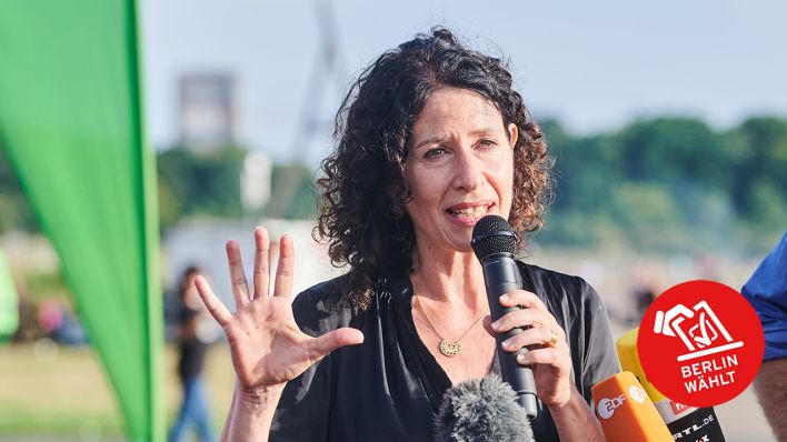 Bettina Jarasch (Bündnis 90/ Die Grünen), Bürgermeisterkandidatin für Berlin (Quelle: dpa/Annette Riedl)