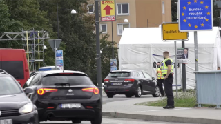 Polizeikontrollen an der deutsch-polnischen Grenze in Frankfurt/Oder im September 2021. (Quelle: rbb)