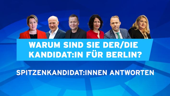 Warum sind Sie der/die beste Kandidat:in für Berlin? (Bild: rbb)
