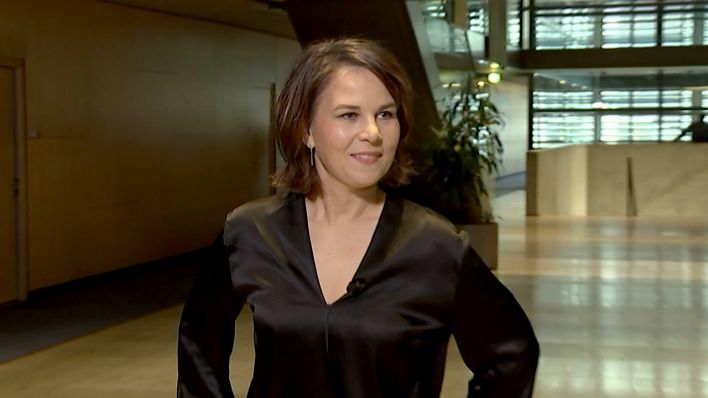 Annalena Baerbock (Die Grünen) im rbb-Interview, Bild: rbb