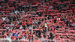 Fans des 1. FC Union Berlin im Stadion an der Alten Försterei (imago images/Matthias Koch)