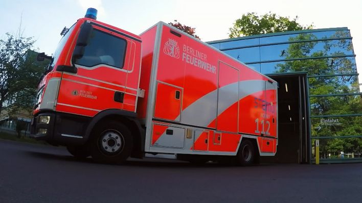 Schalganfall-Mobil der Berliner Feuerwehr, Bild: rbb