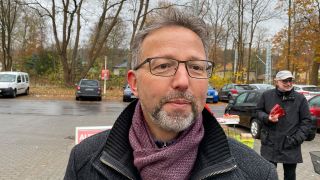 Alexander Tönnies von der SPD - Landratswahl Oberhavel. (Quelle: rbb/K. Zummack)
