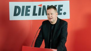 Klaus Lederer spricht am 04.12.2021 auf dem digitalen Parteitag ihrer Partei Die Linke Berlin. (Quelle: dpa/Annette Riedl)