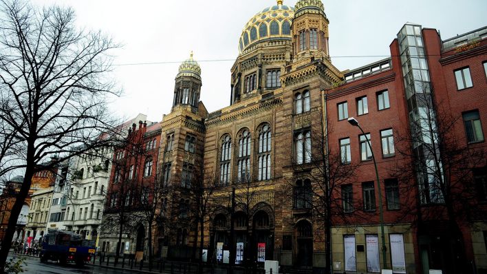Archivbild: Neue Synagoge in der Oranienburger Straße. (Quelle: dpa/D. Spiekermann)