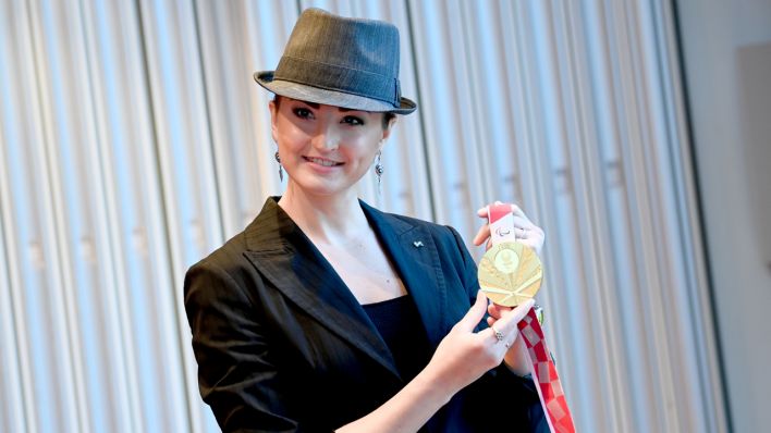 Die Para-Schwimmerin Elena Krawzow. (Bild: picture-alliance/dpa-Zentralbild/Britta Pedersen)