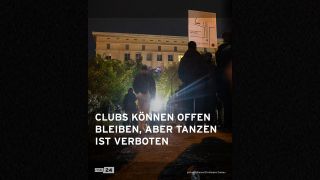 Die Berliner Clubs dürfen vorerst geöffnet bleiben - allerdings ist das Tanzen dort ab Mittwoch untersagt. (Quelle: dpa/C. Gateau, rbb|24)