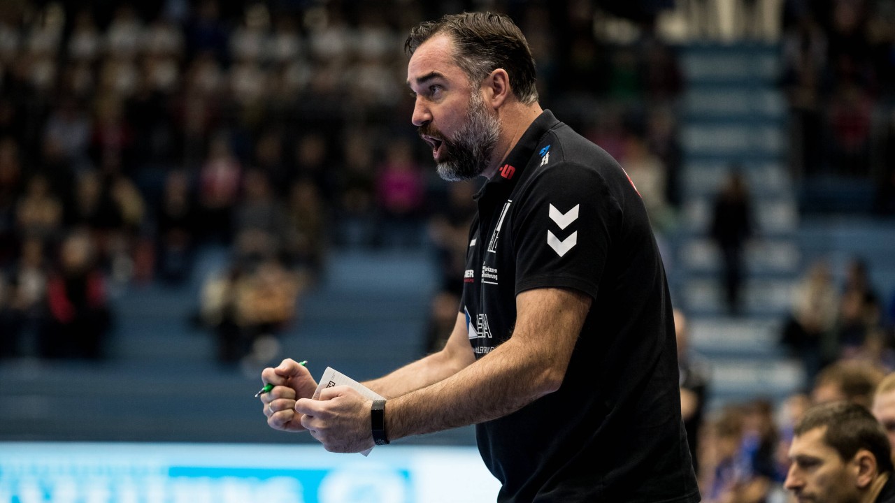 Der Cottbuser Stephan Swat ist jetzt Trainer beim Handball-Zweitligisten EHV Aue (imago images/Beautiful Sports)