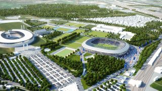 Grafiken zum geplanten neuen Hertha-Stadion. (Quelle: Hertha BSC)