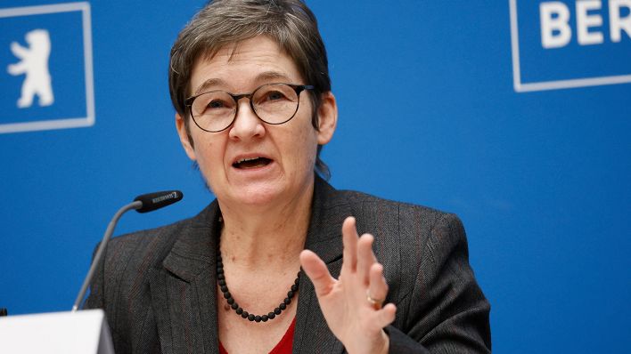 Ulrike Gote (Bündnis 90/Die Grünen), Gesundheitssenatorin von Berlin (Quelle: dpa/Carsten Koall)