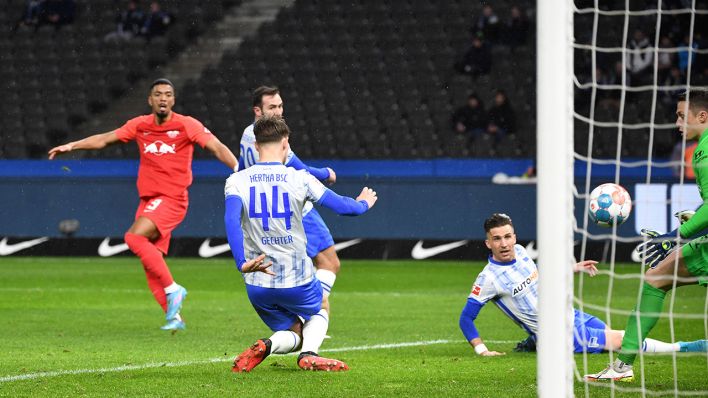 RB Leipzig gegen Hertha