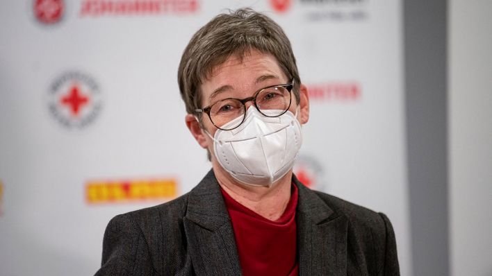 Ulrike Gote (Bündnis 90/Die Grünen), Berliner Senatorin für Gesundheit und Wissenschaft (Bild: dpa/Fabian Sommer)