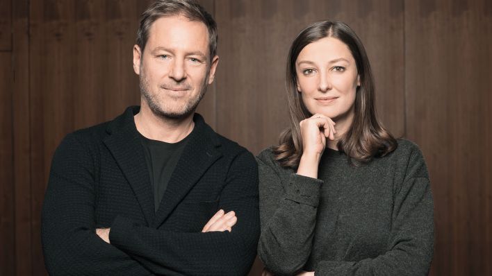 Schauspielerin Alexandra Maria Lara und der Regisseur Florian Gallenberger. Sie leiten künftig die Deutsche Filmakademie. (Quelle: dpa/F. Liedel)