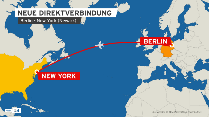 Berlin - New York: Am BER startet heute die erste Langstreckenverbindung in  die USA | rbb24