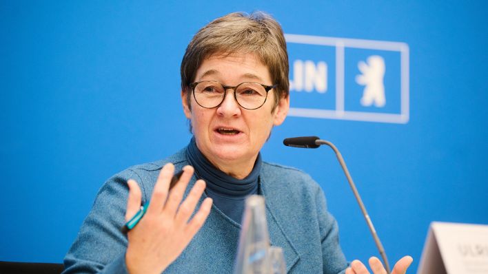 Ulrike Gote (Bündnis 90/Die Grünen ), Gesundheitssenatorin von Berlin (Quelle: dpa/Annette Riedl)
