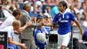 Felix Magath und der spanische Top-Stürmer Raul bei Schalke 04. / imago images/MIS