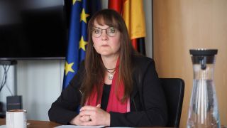 Katrin Lange (SPD), Brandenburger Ministerin der Finanzen und für Europa (Quelle: dpa/Soeren Stache)