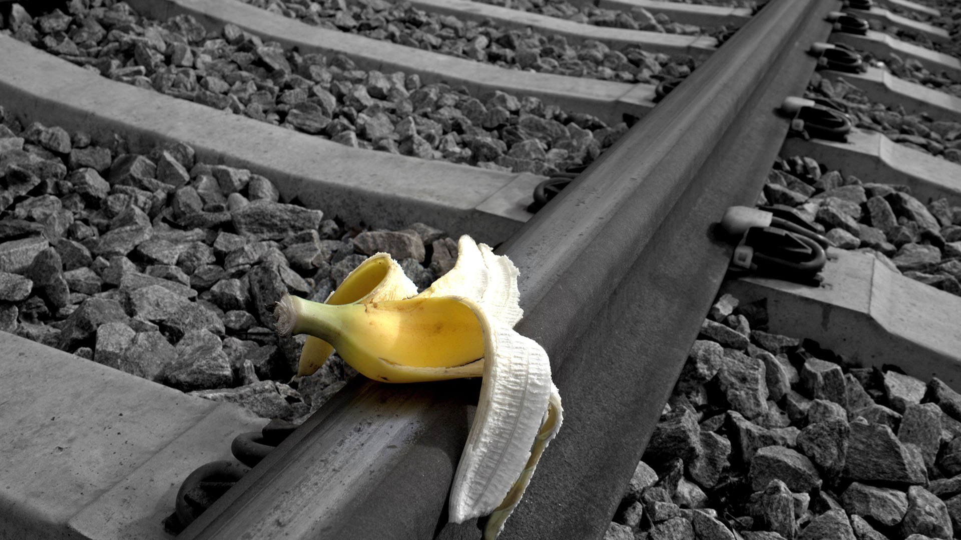 Eine Banane auf Reisen. (Quelle: imago/ agefotostock)