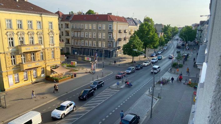 Blick auf die Wollankstraße in Alt-Pankow (Quelle: rbb/privat)