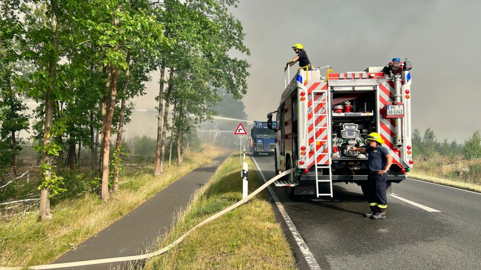 Waldbrand bei Treuenbrietzen (Quelle: TNN/Thomas Schulz)