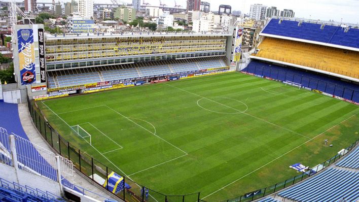 Archivbild: Stadion La Bombonera in Buenos Aires. (Quelle: imago images/S. Danielsson)