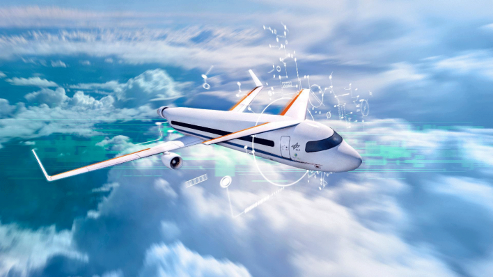 electric flight Modelldarstellung (Quelle: DLR)