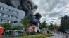 Brand in Verpackungswerk in Berlin-Marienfelde ausgebrochen (Quelle: BLP/Sappeck)