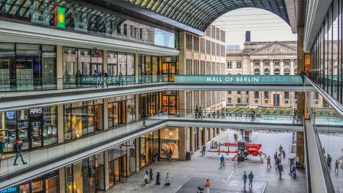 Mall of Berlin, Einkaufszentrum (Quelle: dpa/Winfried Rothermel)