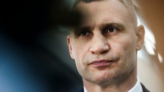 Kiews Bürgermeister Vitali Klitschko. (Quelle: dpa/Beata Zawrzel)