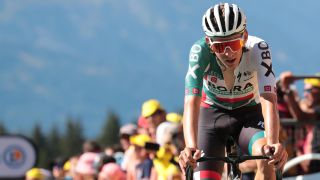 Lennard Kämna auf der 10. Etappe der Tour de France. / imago images/Action Plus