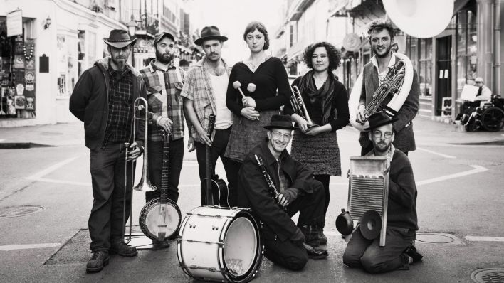 Pressefoto: Die Band Tuba Skinny. (Quelle: hkw.de/Sharrah Danzinger)