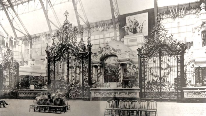 Archivbild: Der deutsche Pavillon der Weltausstellung 1893 in Chicago.