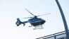Ein Hubschrauber der Bundespolizei ist im Einsatz. (Quelle: dpa/P.Zinken)