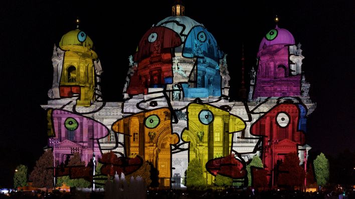 "Festival of lights 2021" in Berlin (Quelle: dpa/Beata Siewicz)