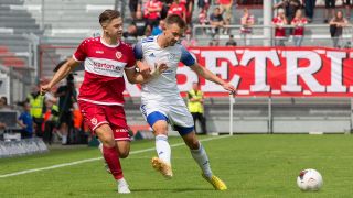 Arnel Kujovic im Spiel gegen den FSV Luckenwalde (Bild: IMAGO / Fotostand)