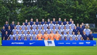 Mannschaftsfoto von Hertha BSC zur Saison 2022/23 (imago images/Jan Huebner)