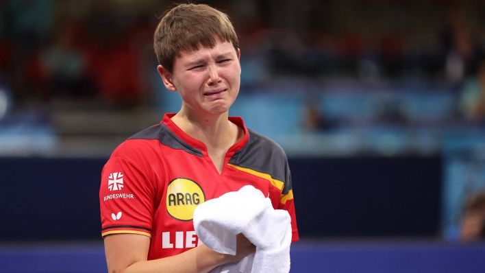 Nina Mittelham weint nach dem Final-Abbruch bei der EM. Quelle: imago images/Kessler-Sportfotografie