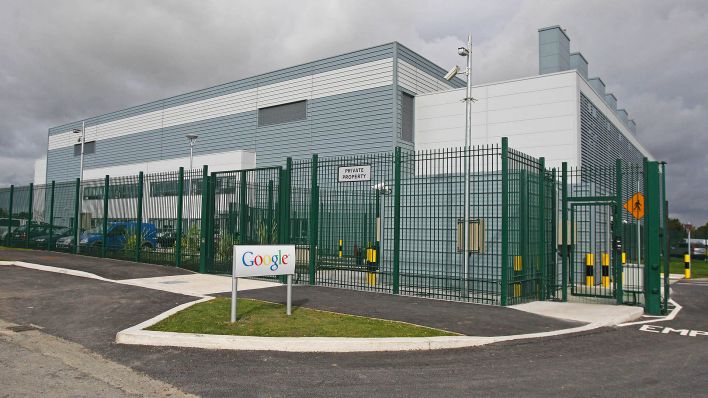 Ansicht des Google-Rechenzentrums in Dublin.(Quelle:dpa/N.Carson)