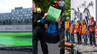 Kollage: Klima-Aktivismus in Berlin (Quelle: dpa/Deckwerth/Zinken/Kappeler)
