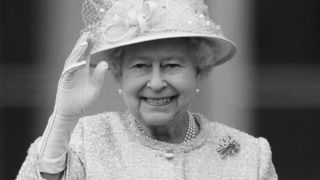 Archivbild: Queen Elizabeth II besucht am 09.10.2013 Baton Relay Launch (Quelle: IMAGO/Parsons Media)