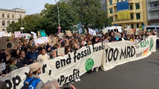 Fridays For Future protestieren am 23.09.2022 in Berlin (Quelle: rbb/Jonas Bürgener)