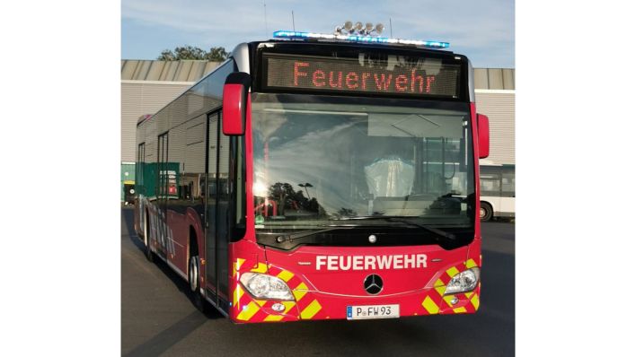 Der neue Bus der Potsdamer Feuerwehr. (Quelle: Feuerwehr Potsdam/Th. Pellert)