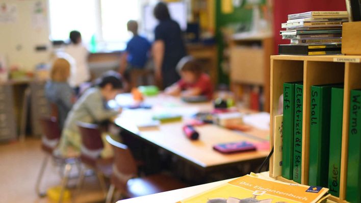 Unterricht an der Nürtingen-Grundschule in Kreuzberg. (Foto: Britta Pedersen/dpa)