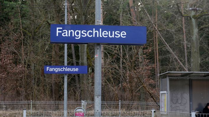 Bahnhofs Fangschleuse in Brandenburg (Quelle: dpa/Thomas Bartilla)