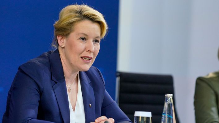 Archivbild: Franziska Giffey, Regierende Bürgermeisterin von Berlin (SPD). (Quelle: dpa/Reuhl)