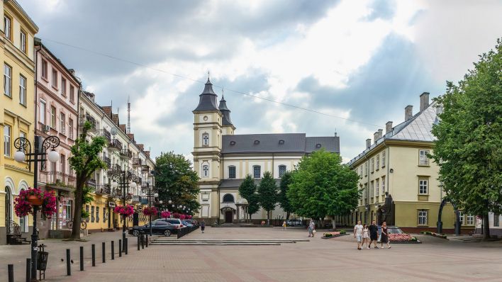 Archivbild: Altstadt von Ivano-Frankiwsk am 10.07.2021 (Quelle: imago/Sergii Zarev)