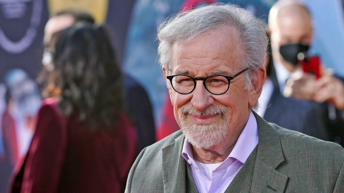 Archivbild: Steven Spielberg am 21.4.2022 in Los Angeles. (Quelle: dpa/Chris Pizzello)