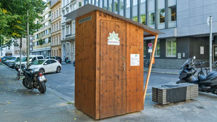 Archivbild: Eine Eco-Toilette in Berlin am 14.09.2020.(Quelle:imago images/Joko)