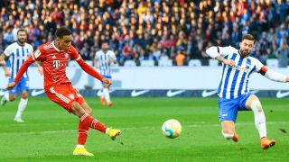 Musiala erzielt die 1:0-Führung gegen Hertha BSC (IMAGO / Jan Huebner)