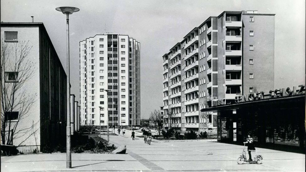 Gropiusstadt im September 1968. (Quelle: imago images)